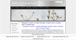 Desktop Screenshot of granitebangalore.com