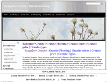 Tablet Screenshot of granitebangalore.com